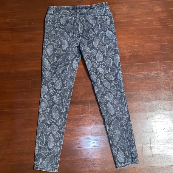 Democracy Absolution snake print skinny jeans Sz6 - Picture 4 of 9